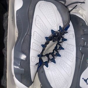 Jordan White and Gray Kids Sneakers
